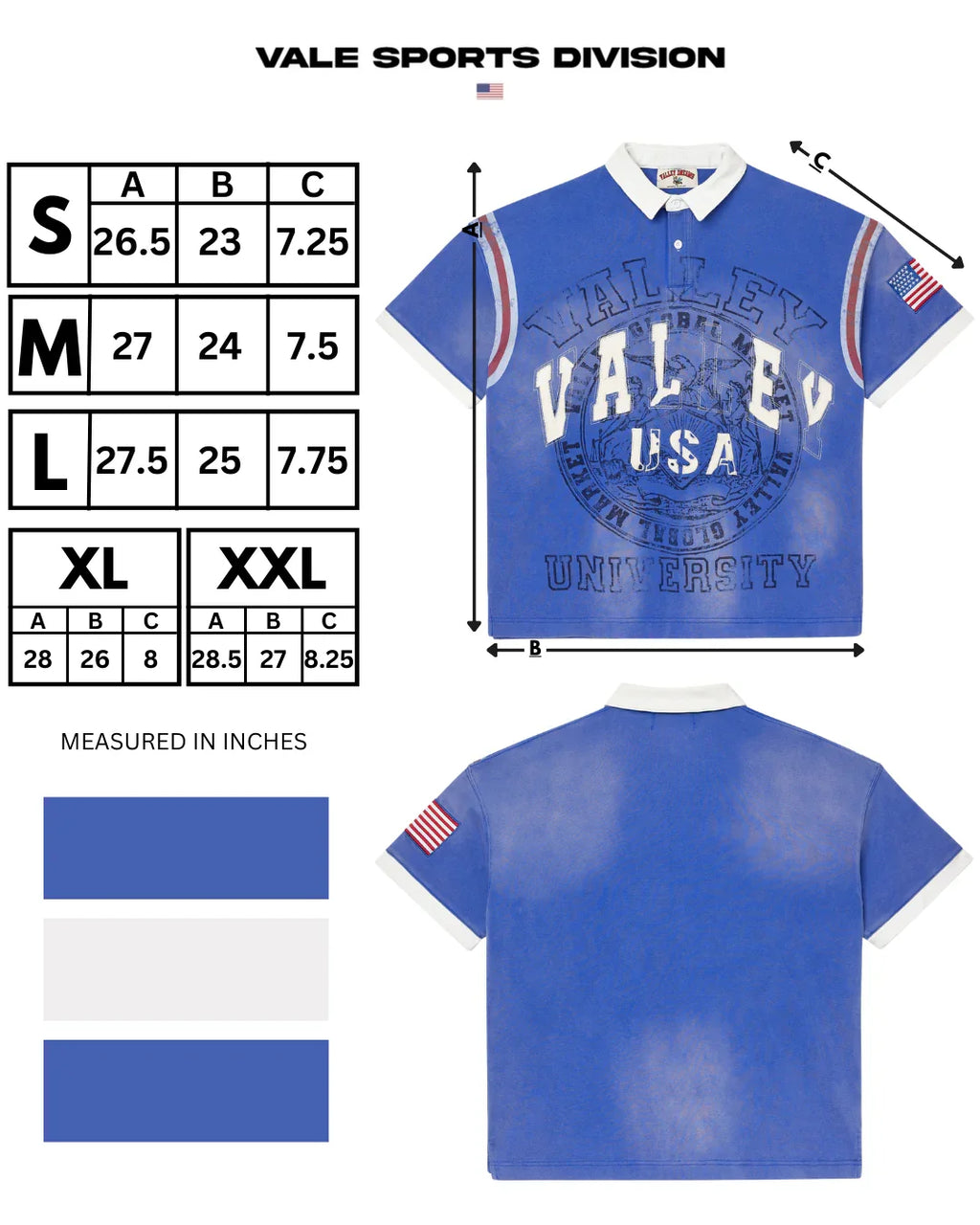 Vale Blue Berlin Polo Short Sleeve