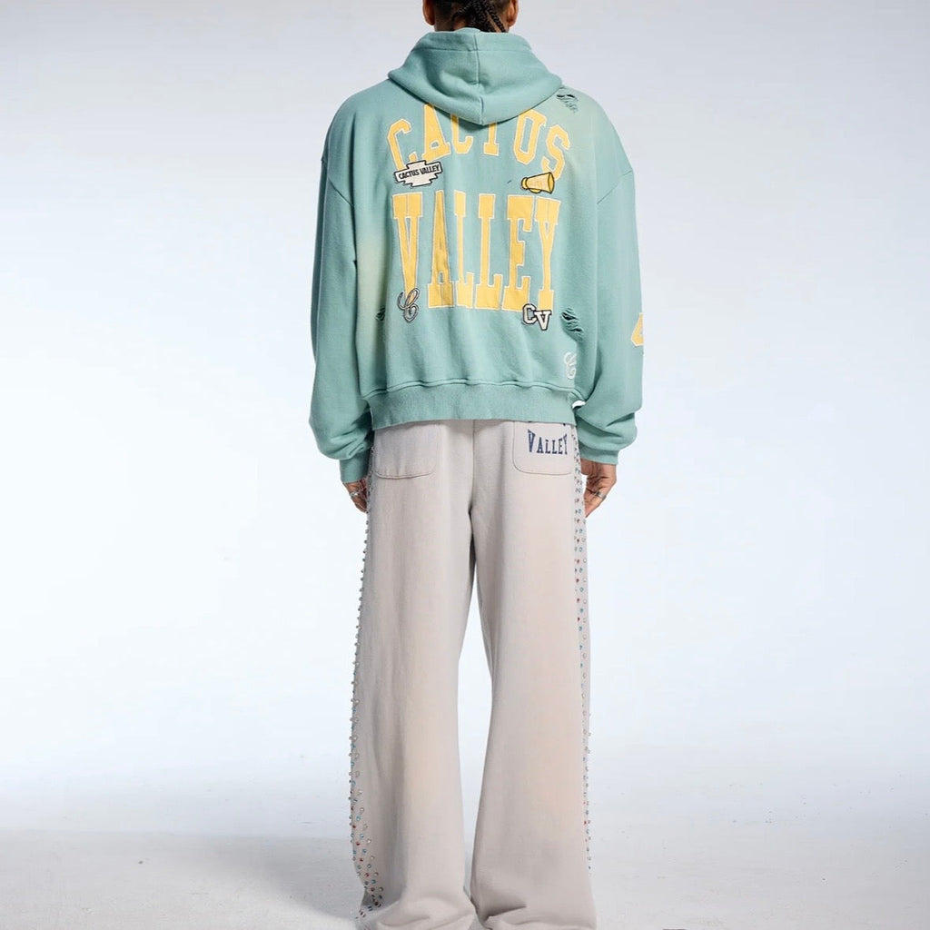 AZVA Mint Green Top Dog Zip Hoodie