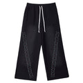 AZVA Black Cvx3 Crystal Sweatpants