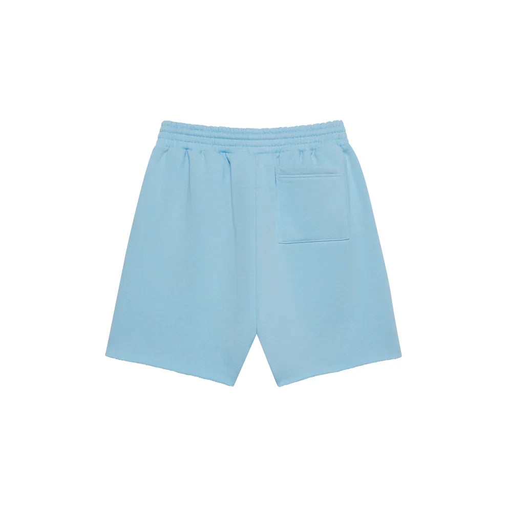 Sp5der Sky Blue OG Web Sweat Shorts