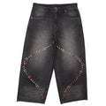 AZVA Flower Crystal Denim