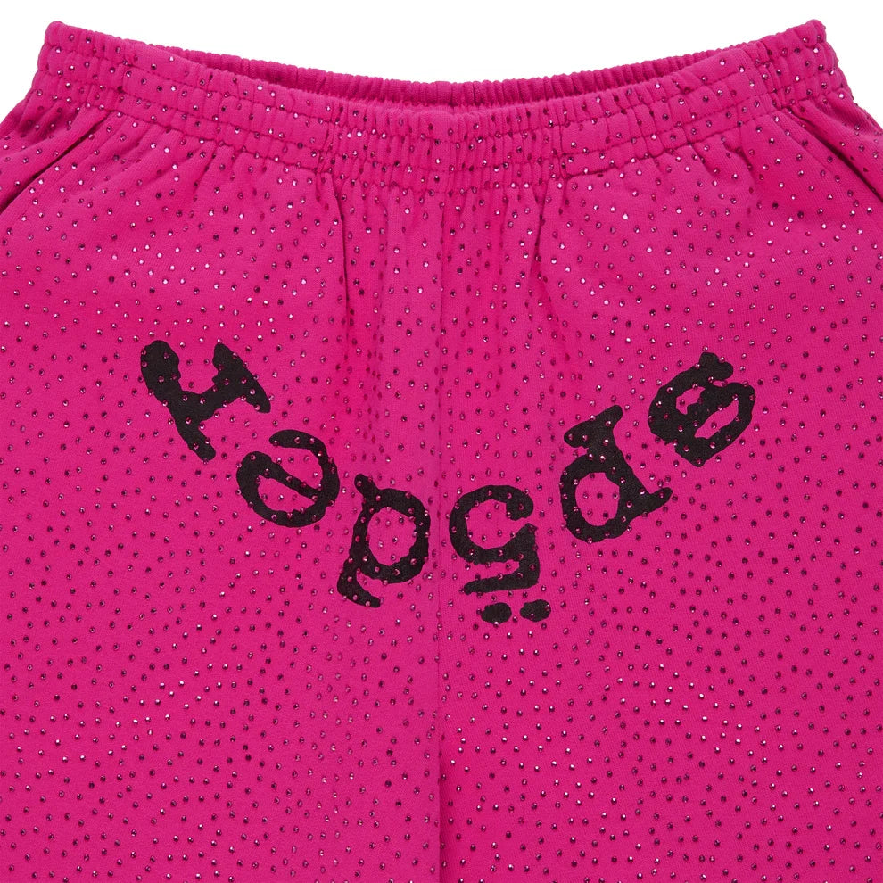 Sp5der Pink Vvs Sweatpants