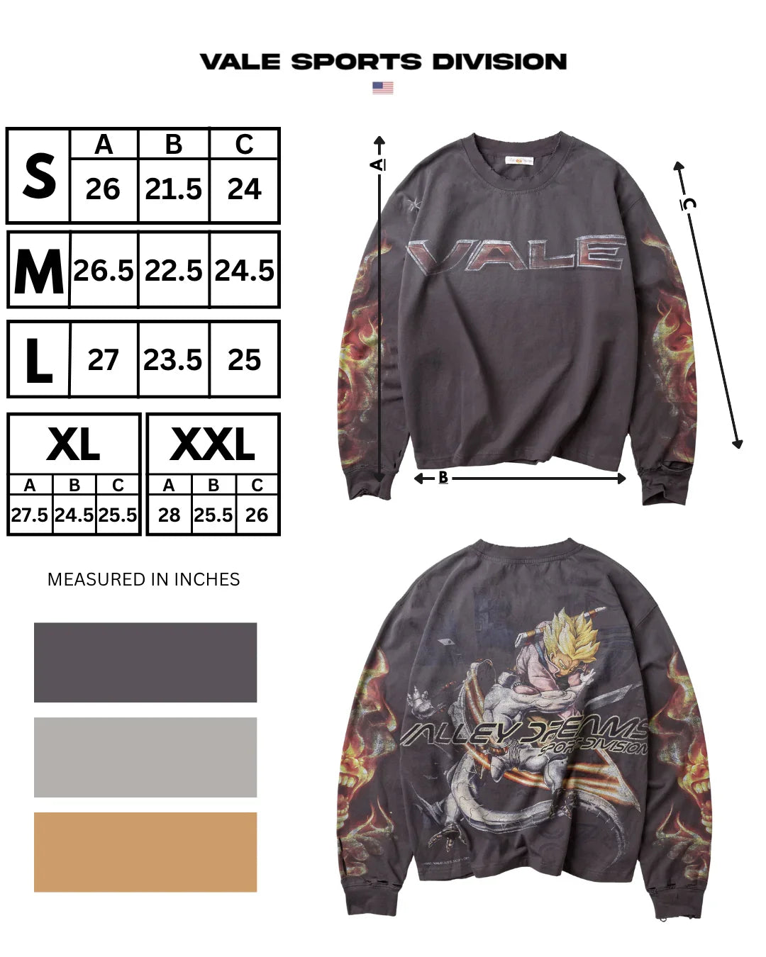 Vale Black Crusader Longsleeve