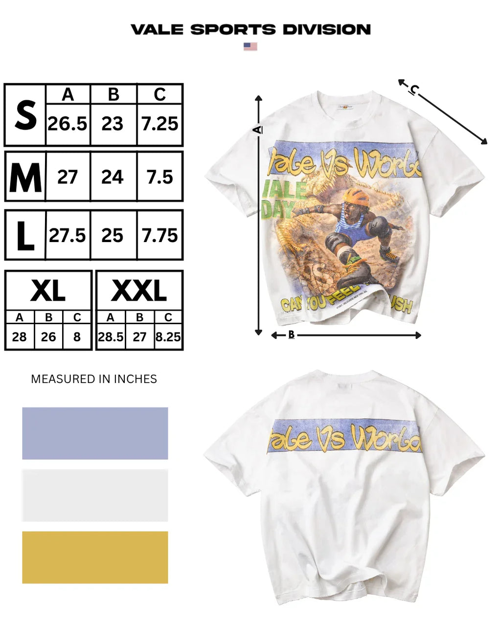 Vale White Rush Tee
