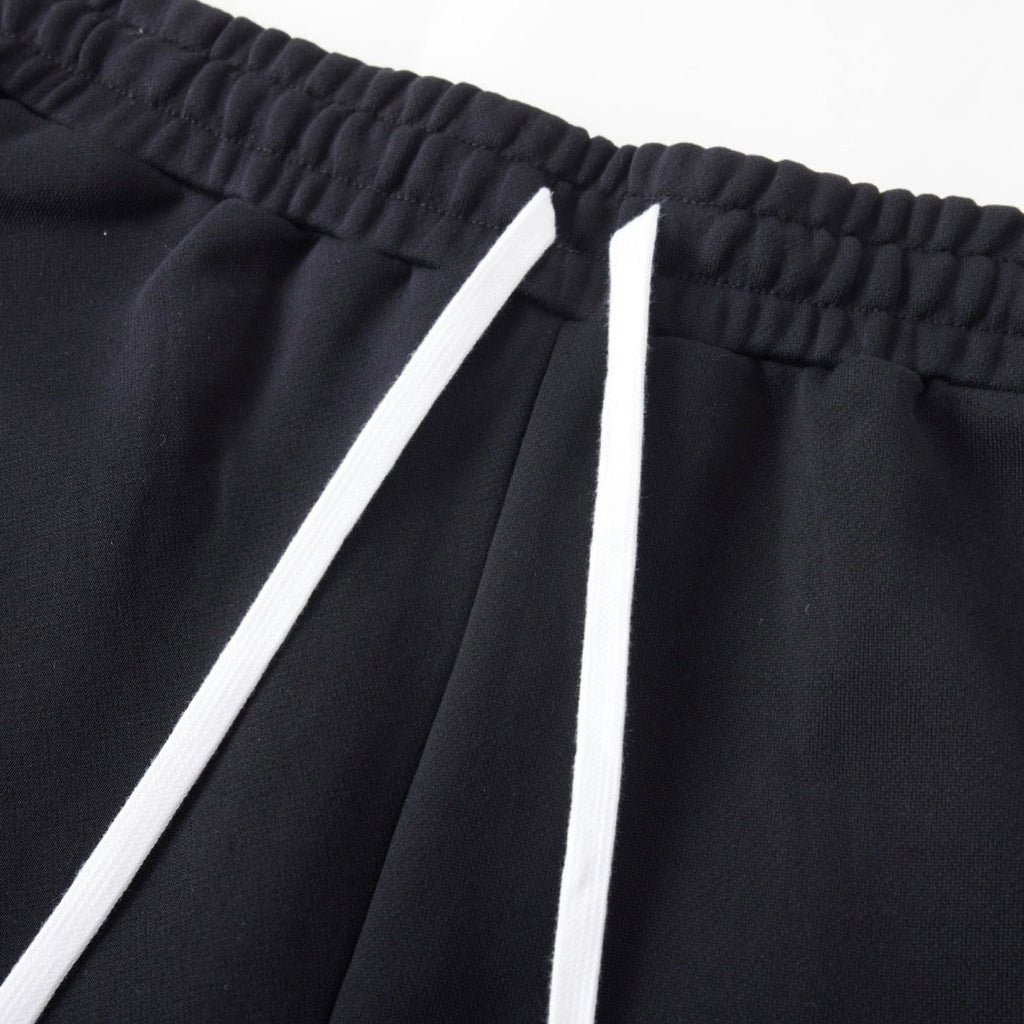 AZVA Black Crystal Cactus Sweat Shorts