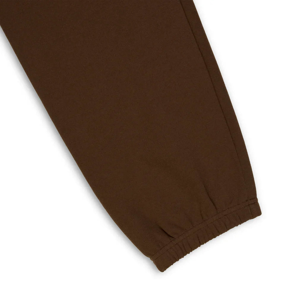 Sp5der Brown Rhinestone Og Web Sweatpants