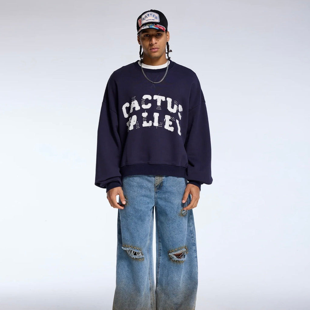 AZVA Navy Cactus Uni Crew