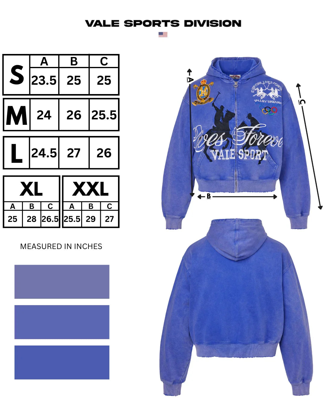 Vale Schwab Zip Hoodie