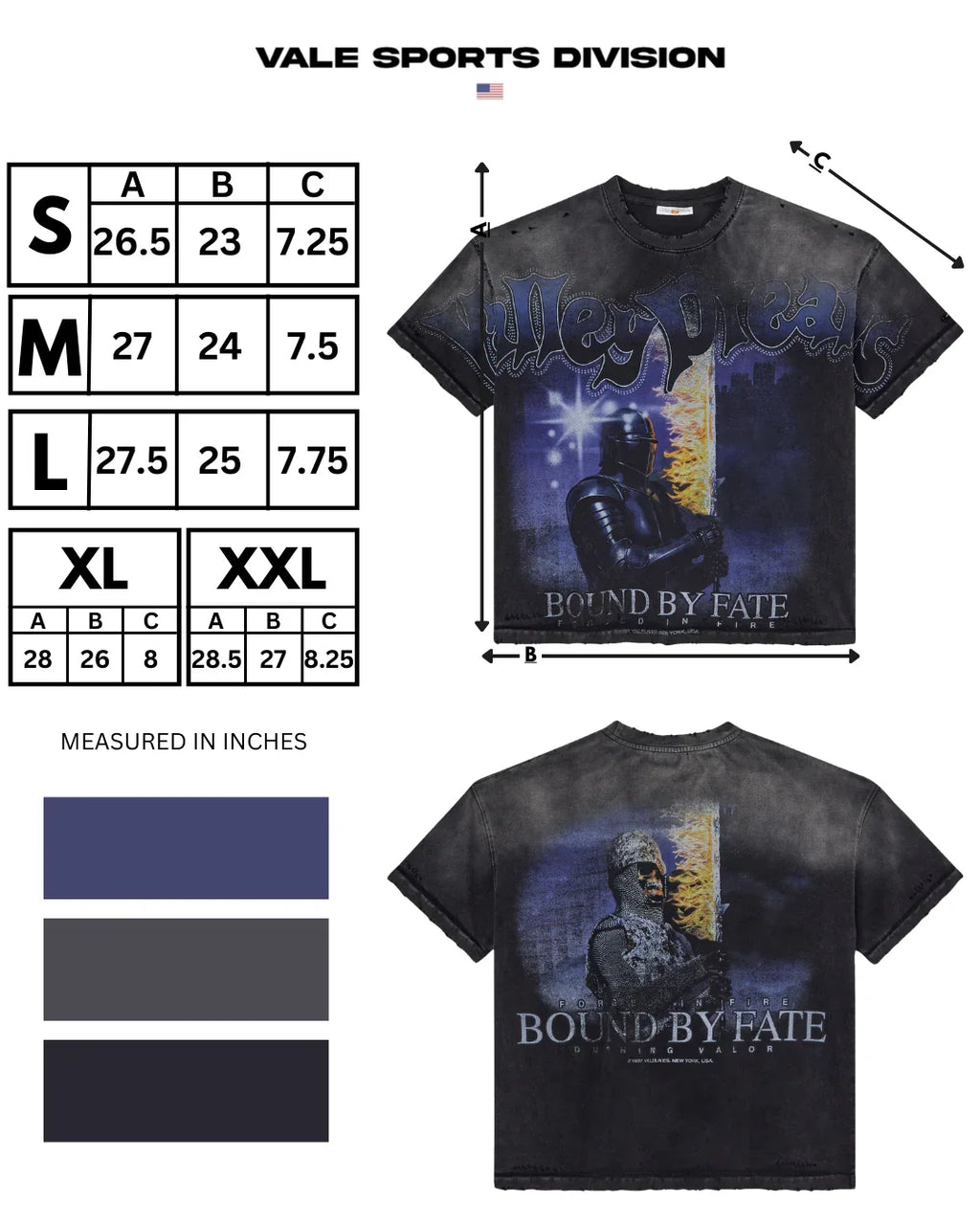 Vale Forever Vale Lancelot Tee — detail view 3