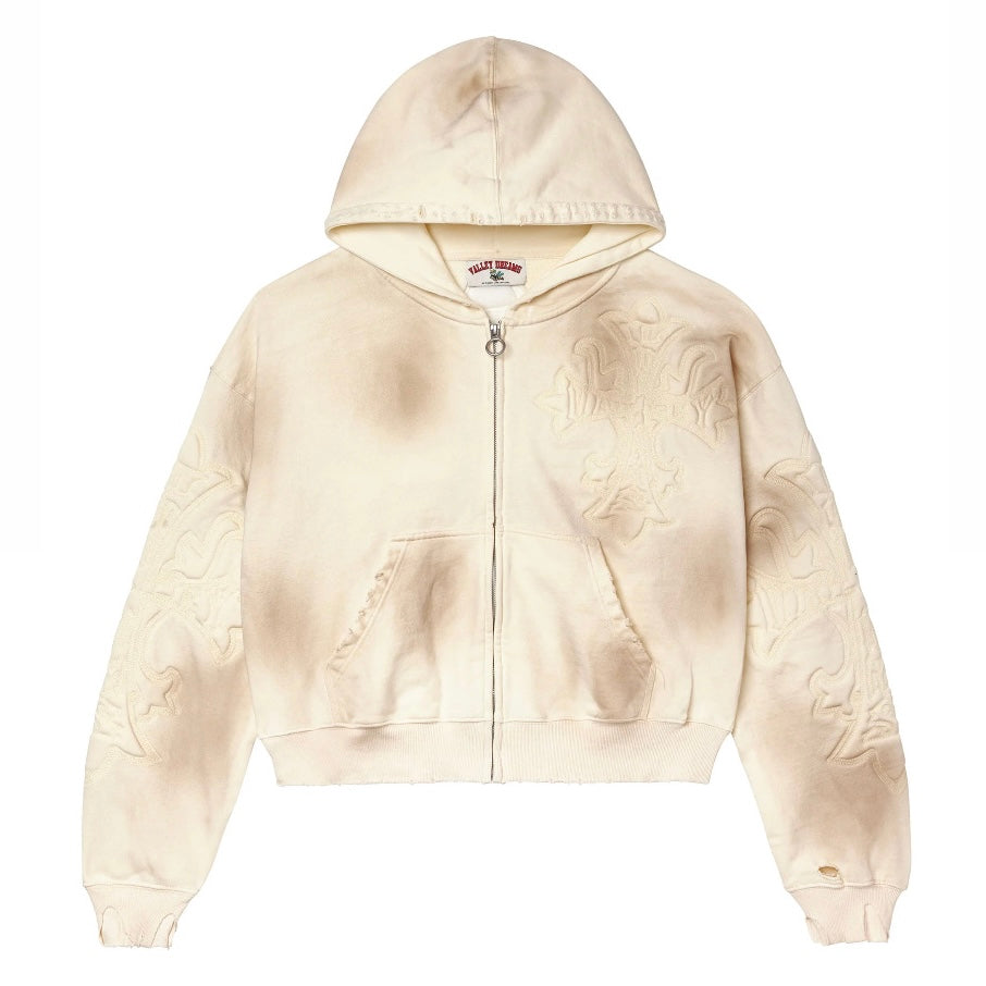 Vale Carver Zip Hoodie (Cream)