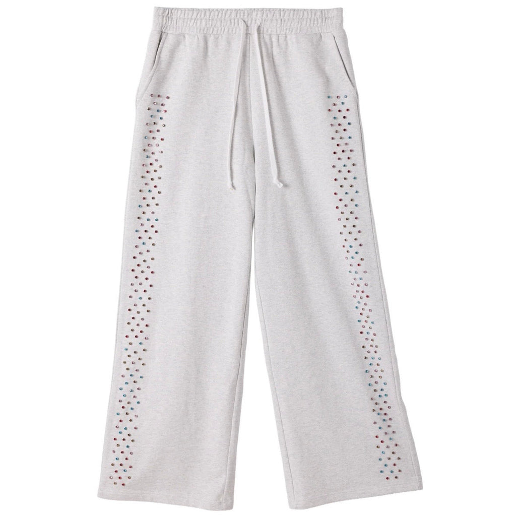AZVA Grey Crystal Cactus Sweatpants