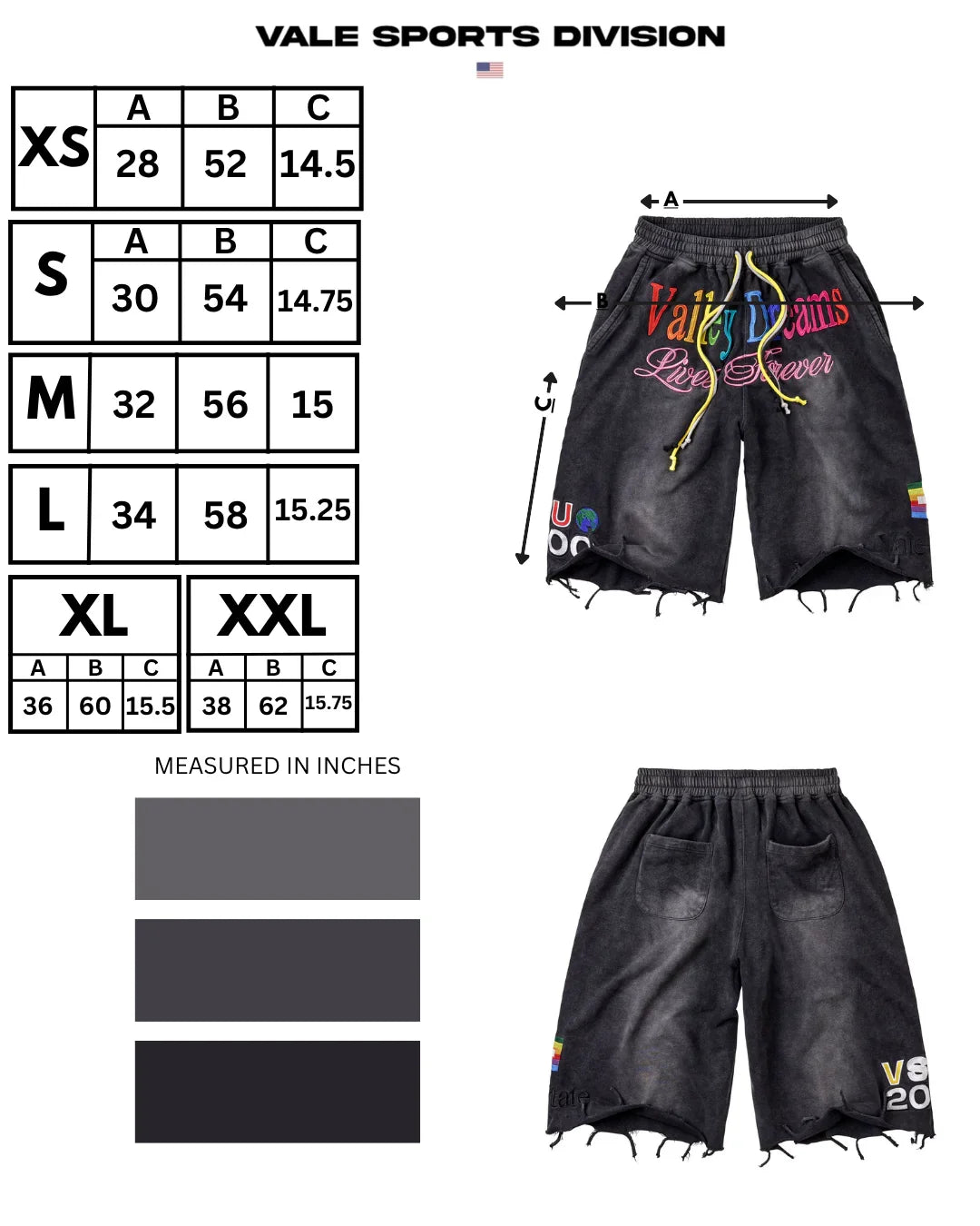 Vale Dreams 3/4 Shorts