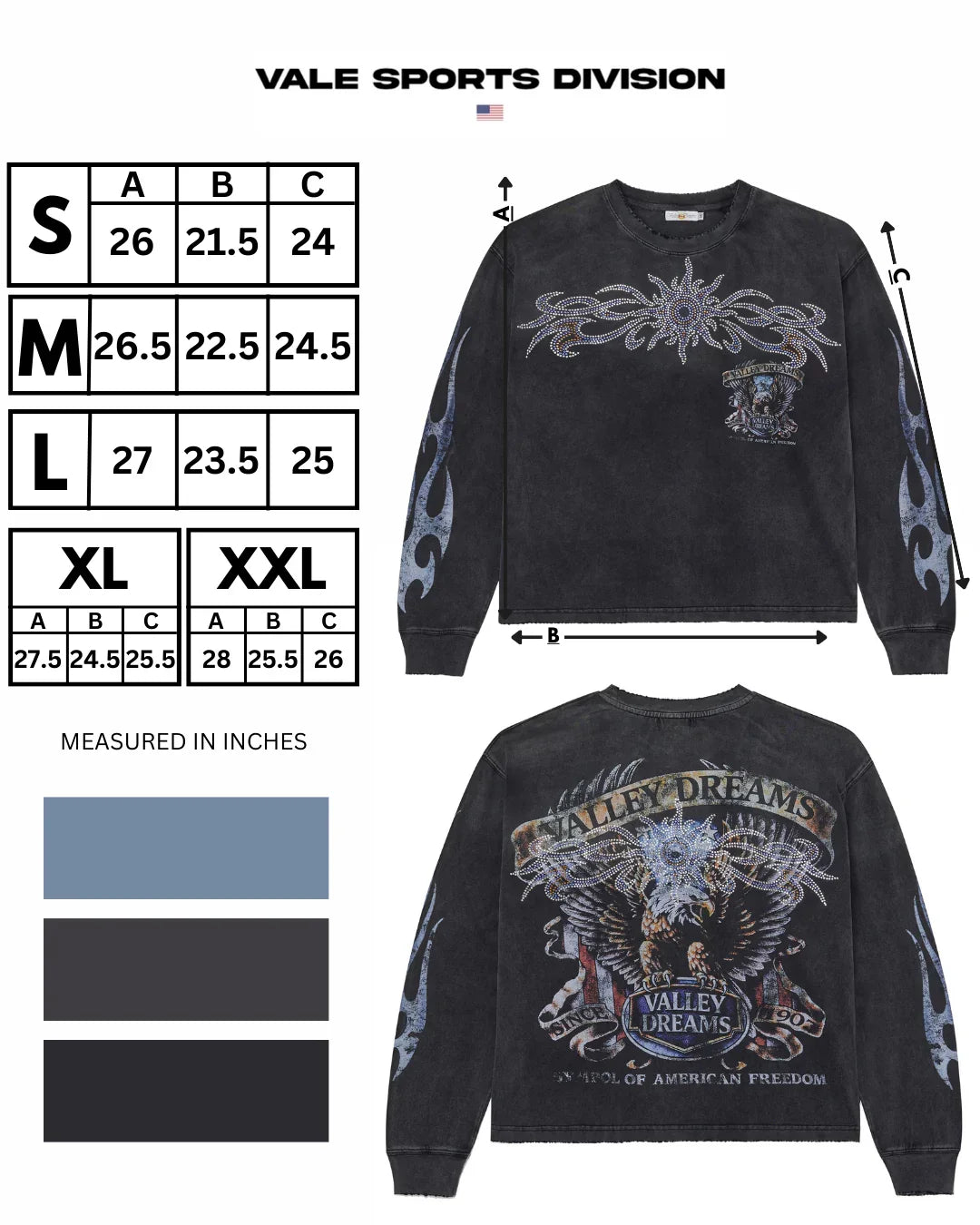 Vale Valley Bling Long Sleeve