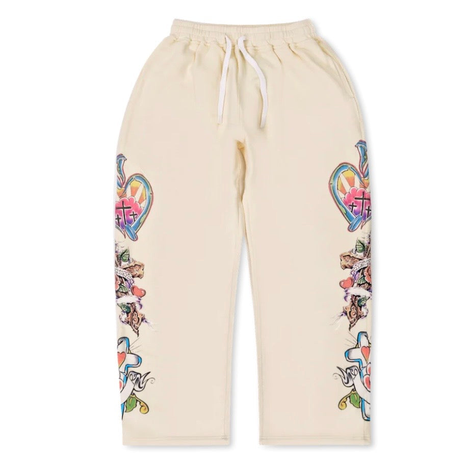 We Are Righteous Cream Risen King Sweatpants