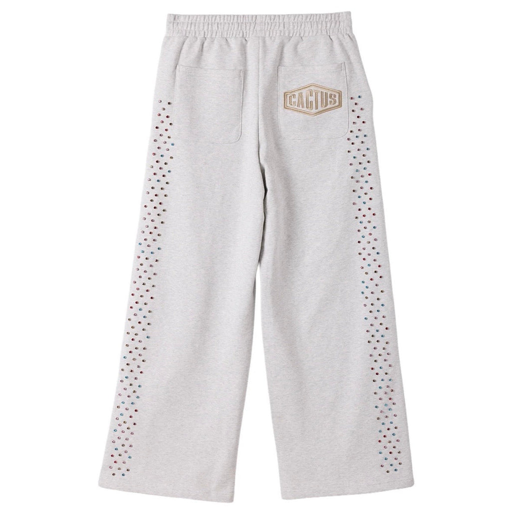 AZVA Grey Crystal Cactus Sweatpants